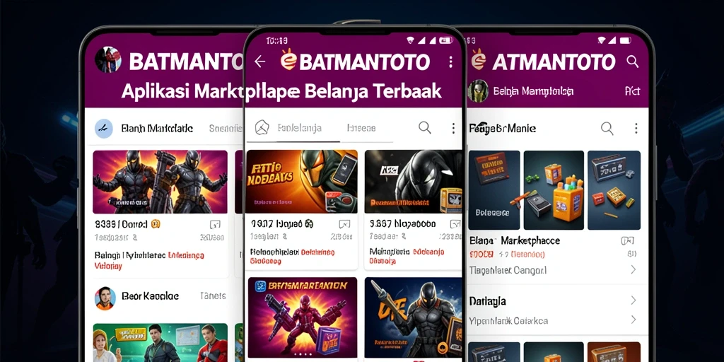 Tampilan antarmuka aplikasi BATMANTOTO yang modern dan user-friendly.
