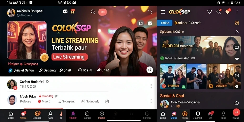 Tampilan antarmuka COLOKSGP yang intuitif dan menarik.