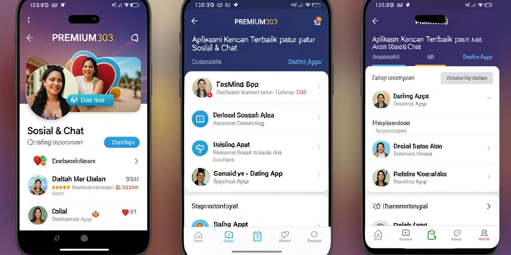 Tampilan antarmuka PREMIUM303 yang menarik dan interaktif.