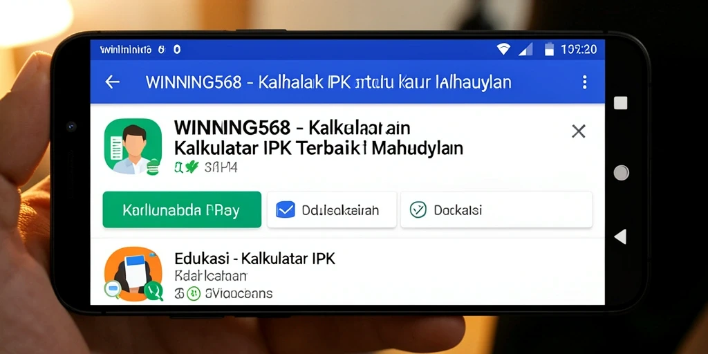 Antarmuka kalkulator IPK yang sederhana dan efektif.