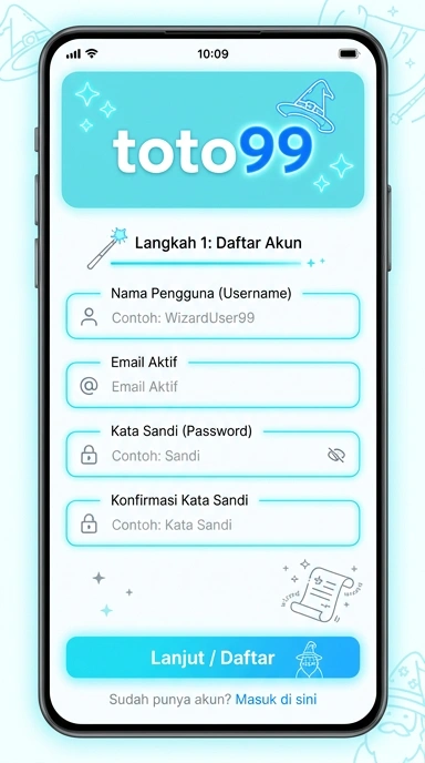 Cara Registrasi Akun Baru di toto99 untuk Android